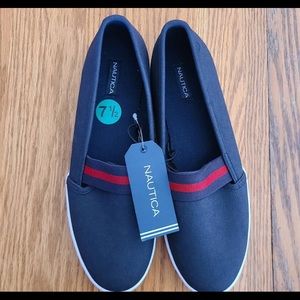 Nautica Shoes | Nwt Nautica Women's Canvas Slip-on